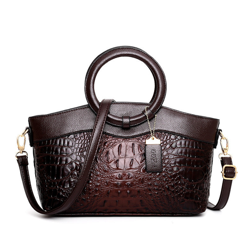 Gykaeo Luxury Handbags Women Bags Designer Crocodile Woman Leather